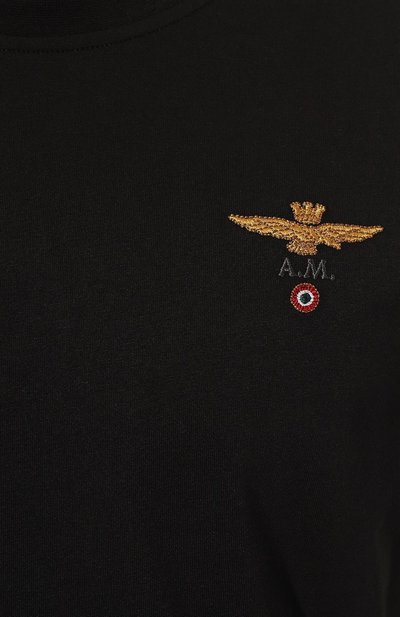Хлопковая футболка AERONAUTICA MILITARE, арт. N0STS1580J372, фото 5