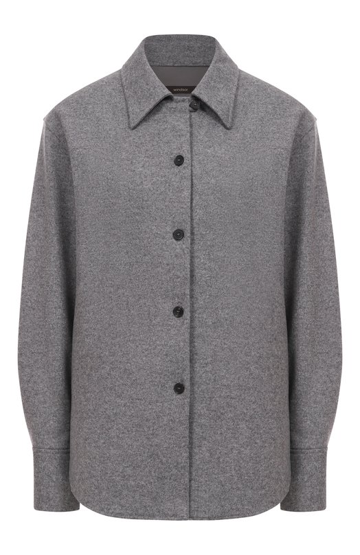 Шерстяная рубашка Windsor 52 DB687 10020237/30049184 Серый 52 DB687 10020237/30049184