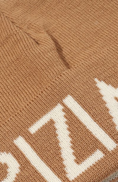 Шапка PATRIZIA PEPE бежевого цвета по цене 11200 руб., арт. 8F0454_A6B2, фото 4 Шапка PATRIZIA PEPE, арт. 8F0454_A6B2, фото 4