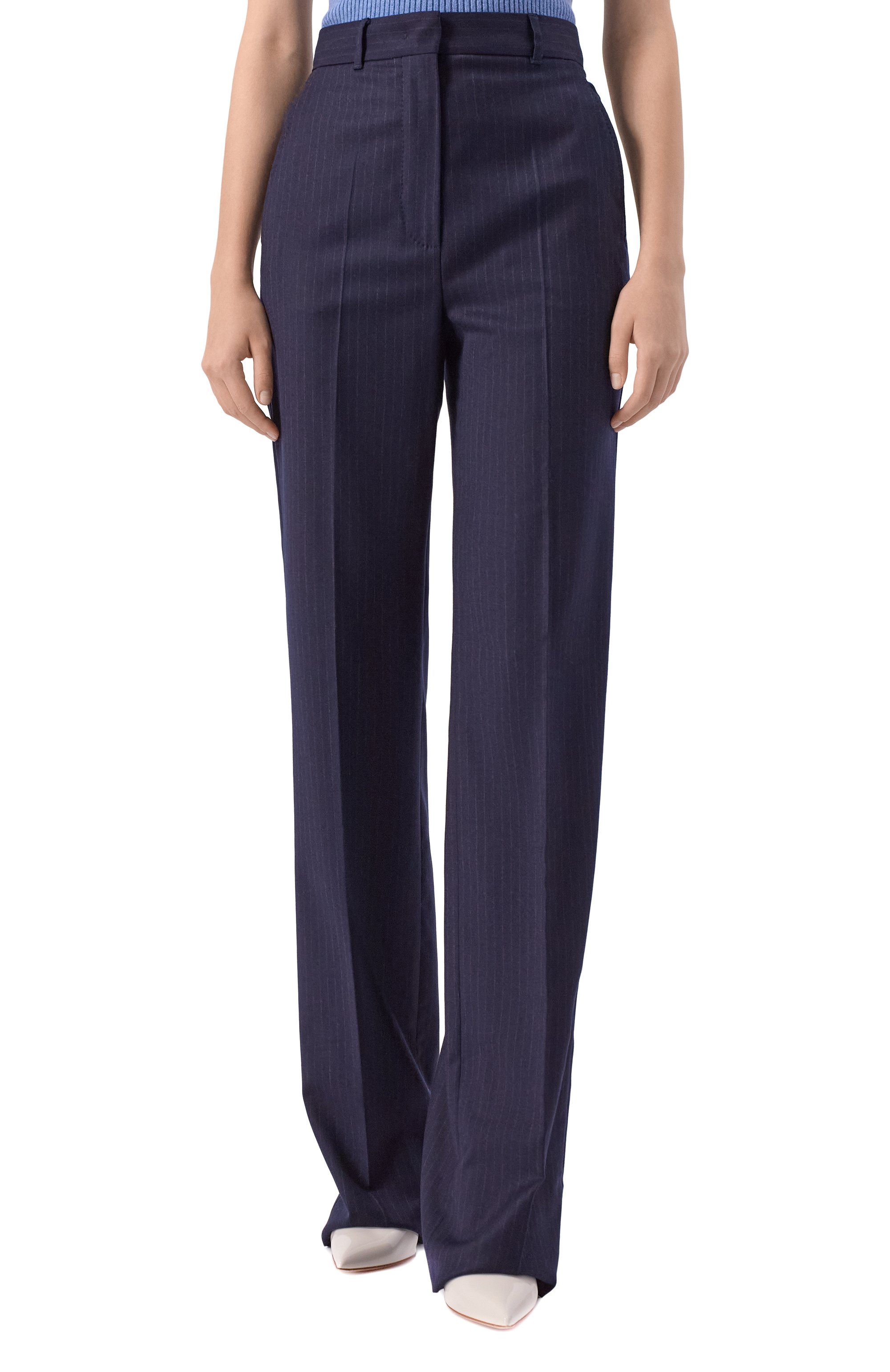 Шерстяные брюки MAX MARA STUDIO, арт. MEDIUM, фото 3