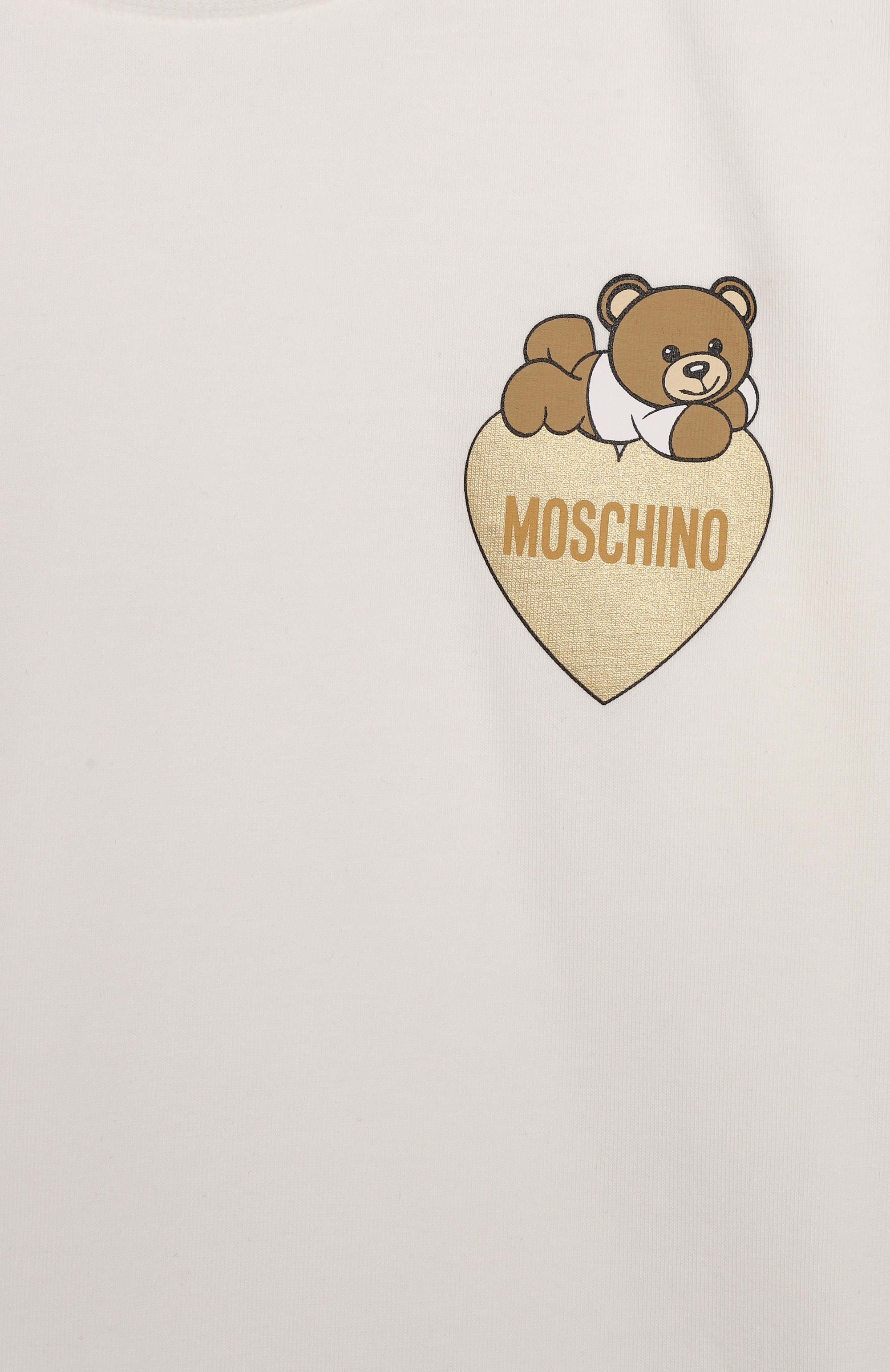 Хлопковая футболка MOSCHINO, арт. HGM060/LBA11/4-8, фото 3