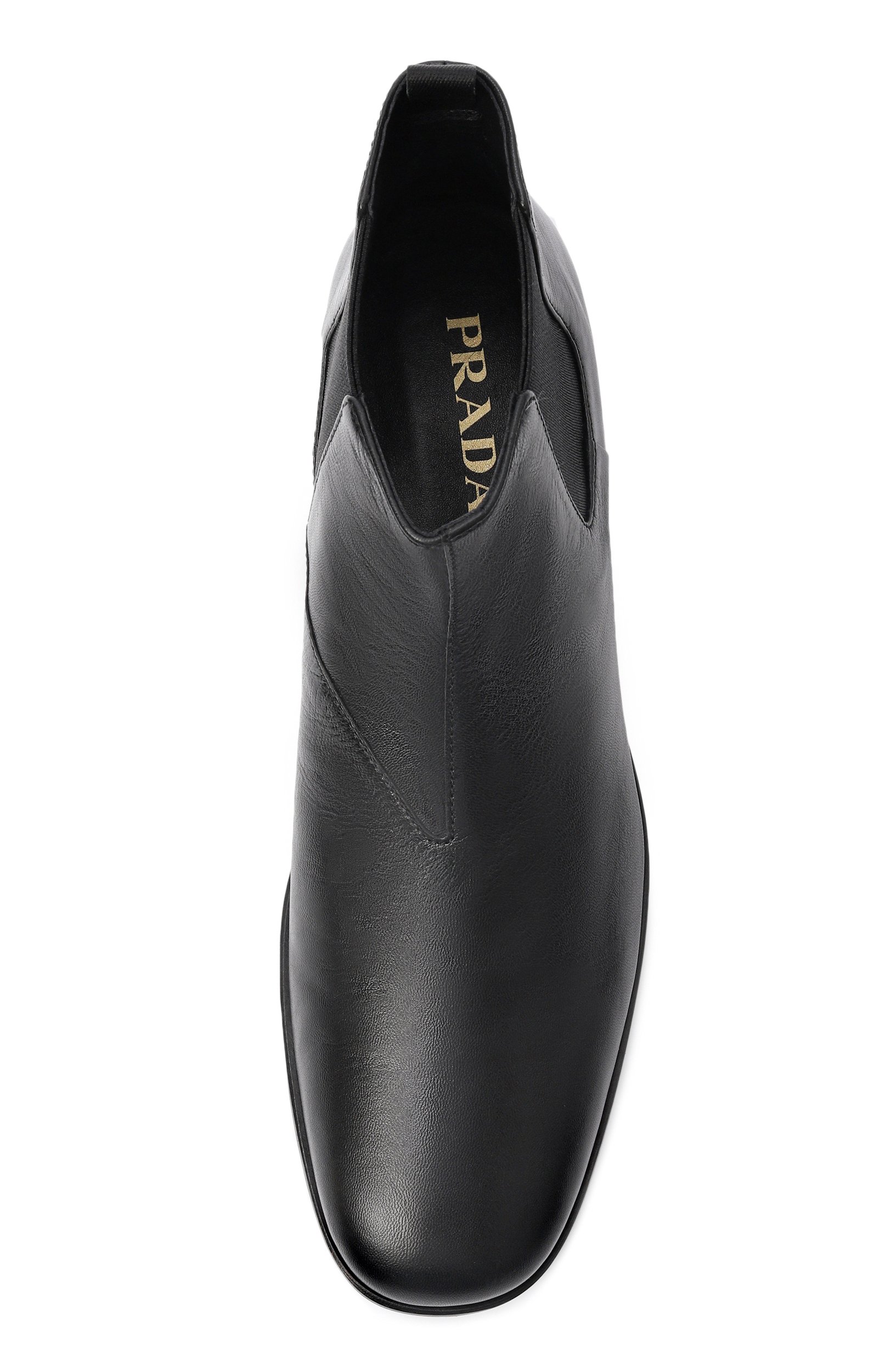 Кожаные челси PRADA черного цвета по цене 160500 руб., арт. 1T3010/582, фото 6 Кожаные челси PRADA, арт. 1T3010/582, фото 6