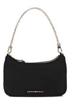 Женская сумка EMPORIO ARMANI черного цвета, арт. EW001627/AF15076 | Фото 1 (Драгоценные камни: Проставлено; Женское Кросс-КТ: Вечерняя сумка; Размер: small; Материал: Текстиль; Материал сплава: Проставлено)