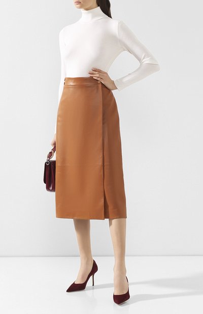 Кожаная юбка LORO PIANA, арт. FAI8604, фото 2