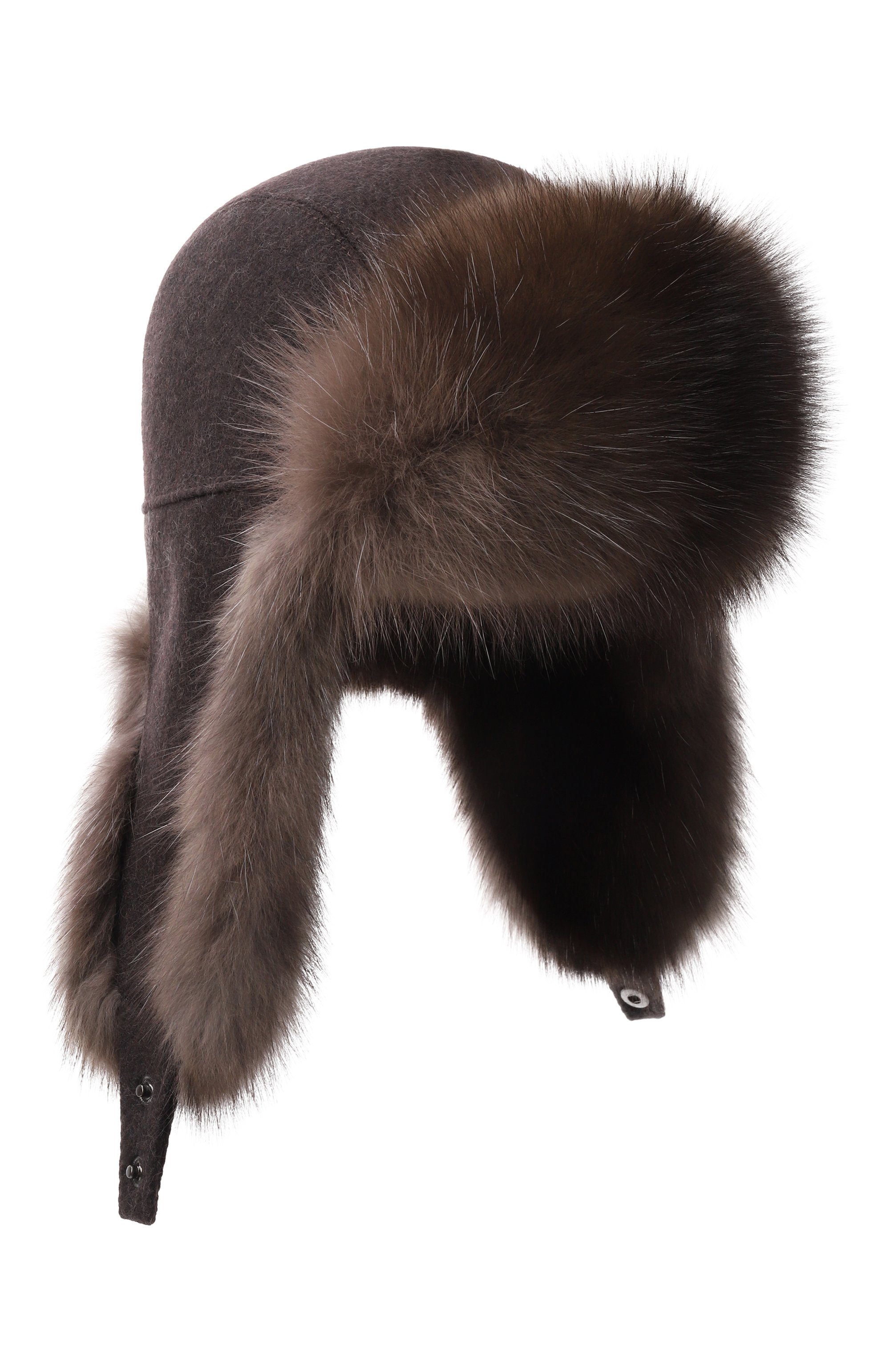 Шерстяная шапка-ушанка с мехом соболя VICTORIA KUSENKOVA, арт. 099173304153, фото 1