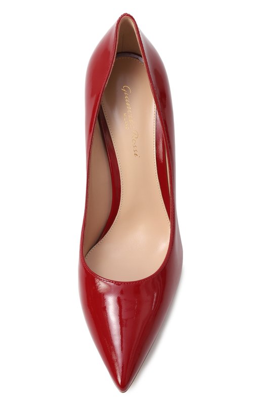 Лакированные туфли Gianvito 85 Gianvito Rossi G24580.85RIC.NUIR0UG Красный  G24580.85RIC.NUIR0UG Фото 6