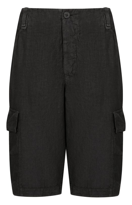 Льняные шорты Transit CFUTRCD132 Чёрный CFUTRCD132