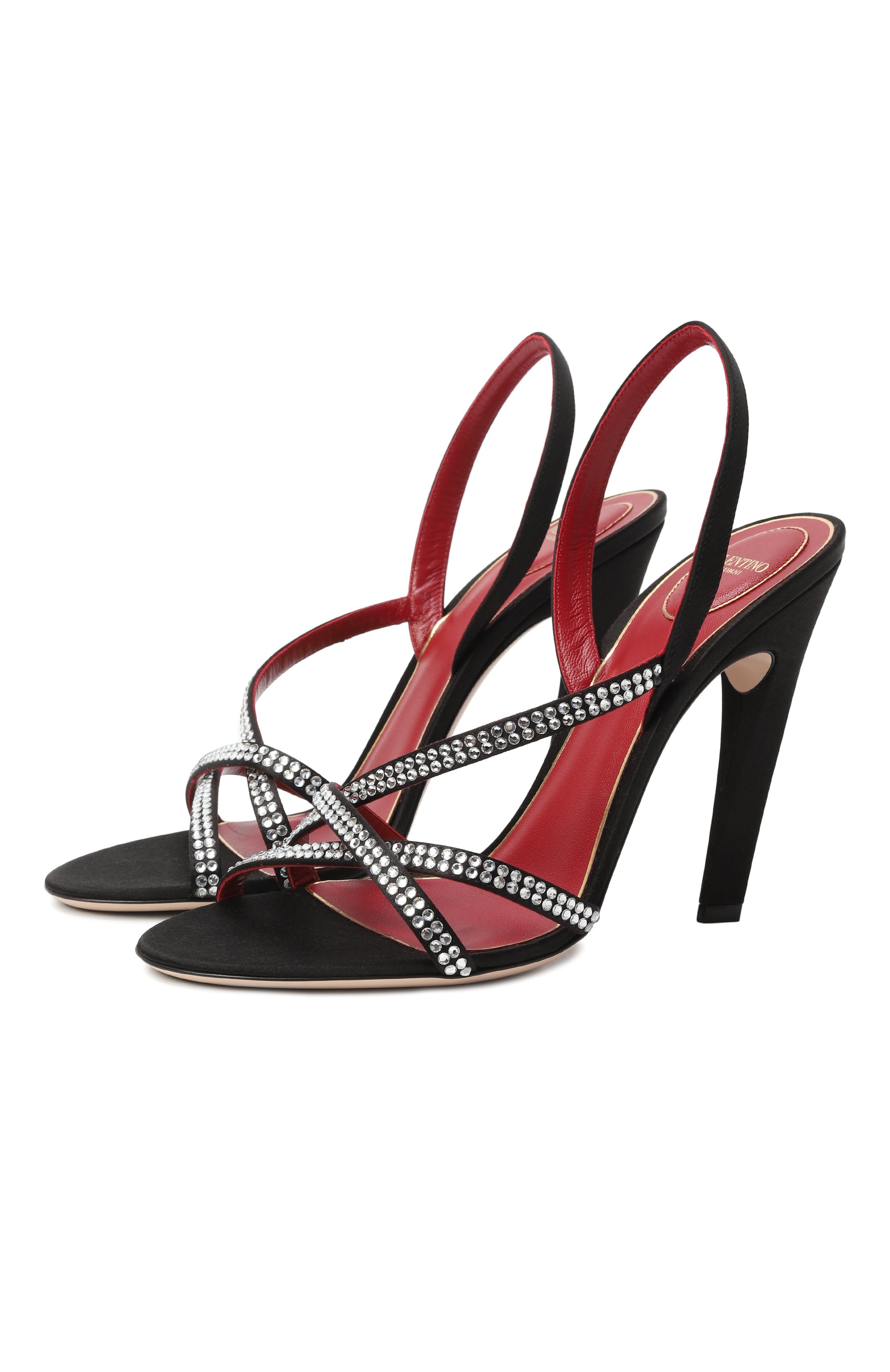 Текстильные босоножки dans le foyer 105 VALENTINO, арт. 7W0S0MY8/UMT, фото 1