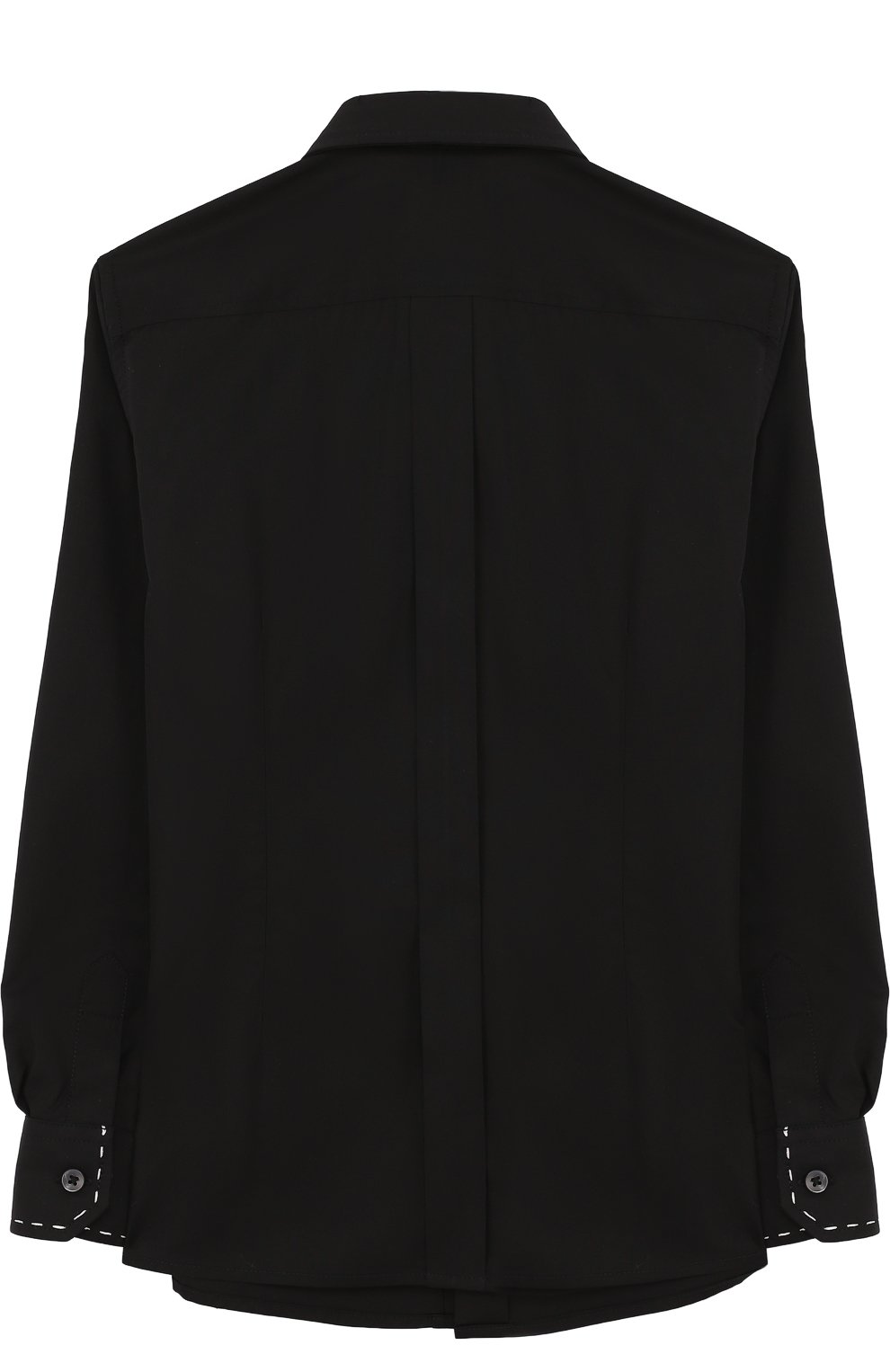 Хлопковая рубашка с контрастной вышивкой DOLCE & GABBANA, арт. L42S44/FU5GK/2-6, фото 2