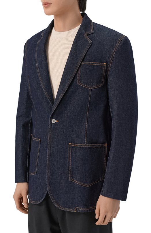 Джинсовый пиджак Moschino A0517/0243 Синий  A0517/0243 Фото 3