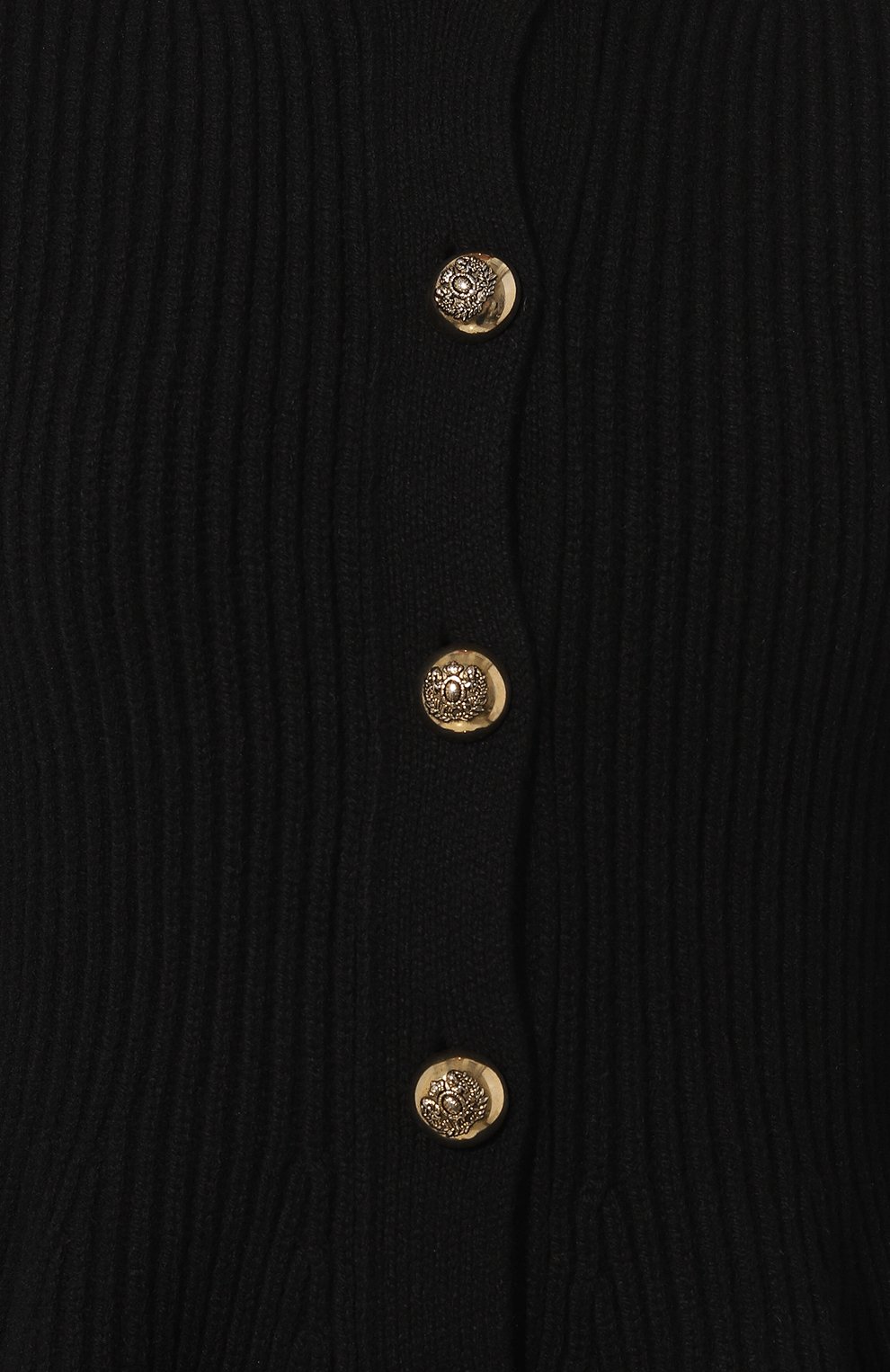 Кардиган из шерсти и кашемира ALEXANDER MCQUEEN черного цвета по цене 233500 руб., арт. 758564/Q1A6T, фото 5 Кардиган из шерсти и кашемира ALEXANDER MCQUEEN, арт. 758564/Q1A6T, фото 5