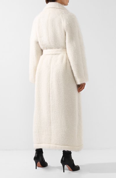 Пальто с поясом и накладными карманами CELINE, арт. 28W78333C, фото 4