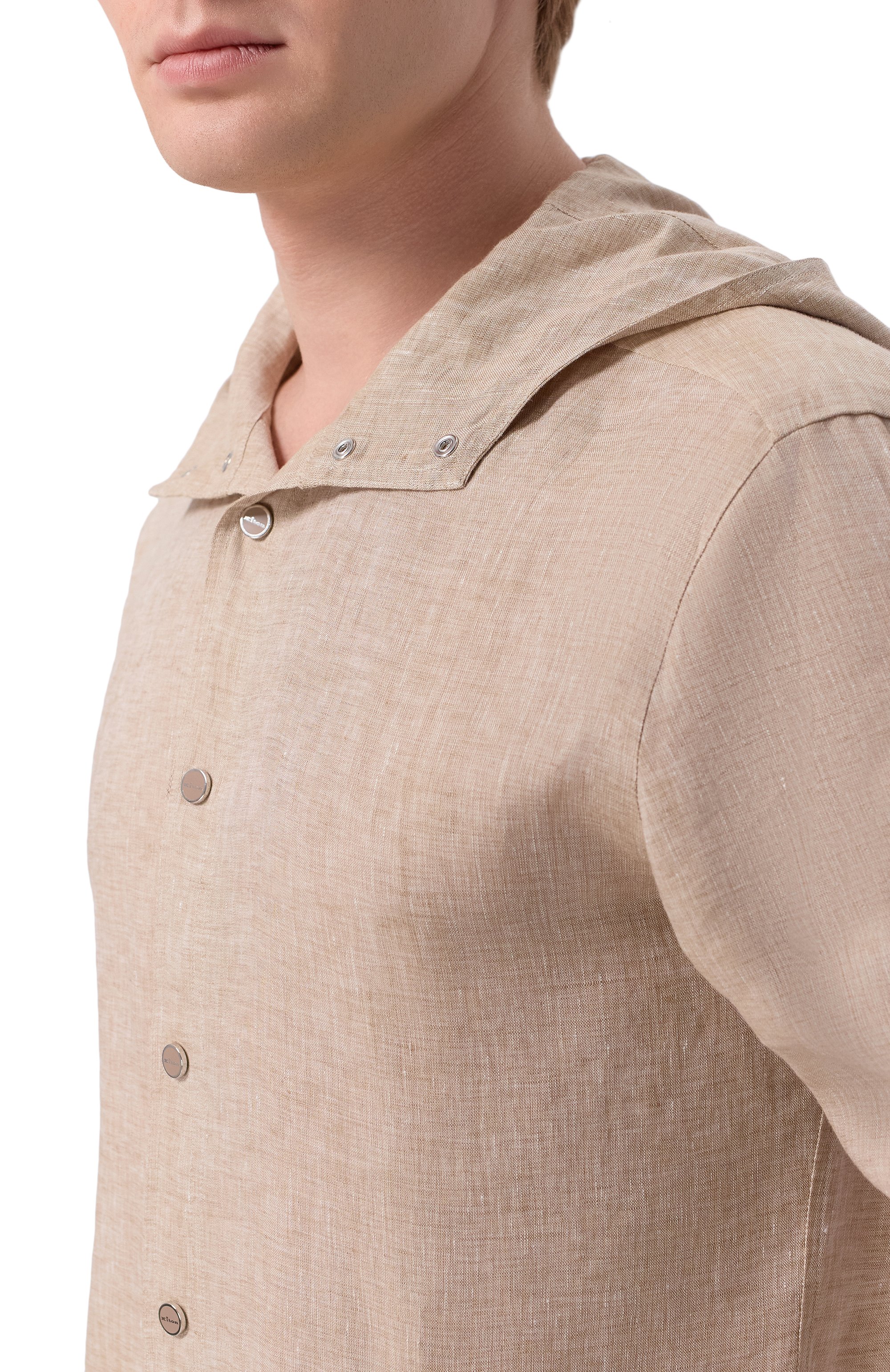 Льняная рубашка KITON, арт. UMCMARH09613, фото 5