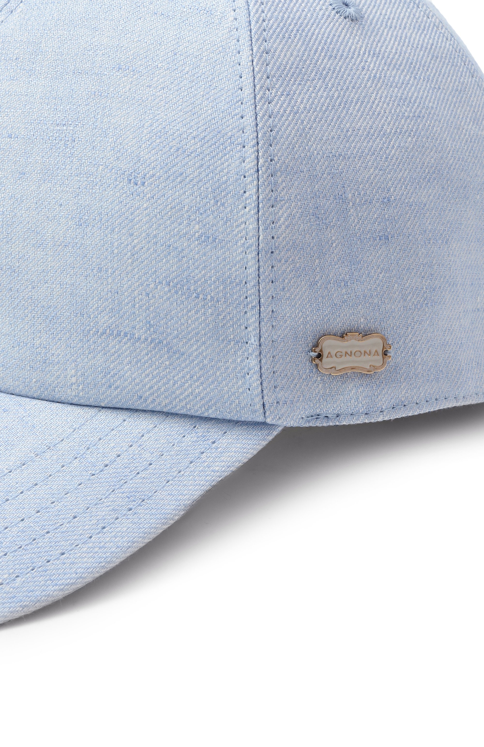 Льняная бейсболка AGNONA, арт. AK0902X/U3014, фото 4