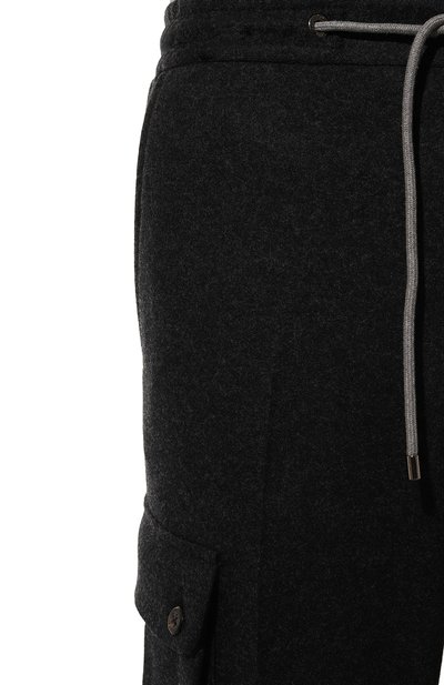 Шерстяные брюки-карго CORNELIANI, арт. 944L14-9418801, фото 5