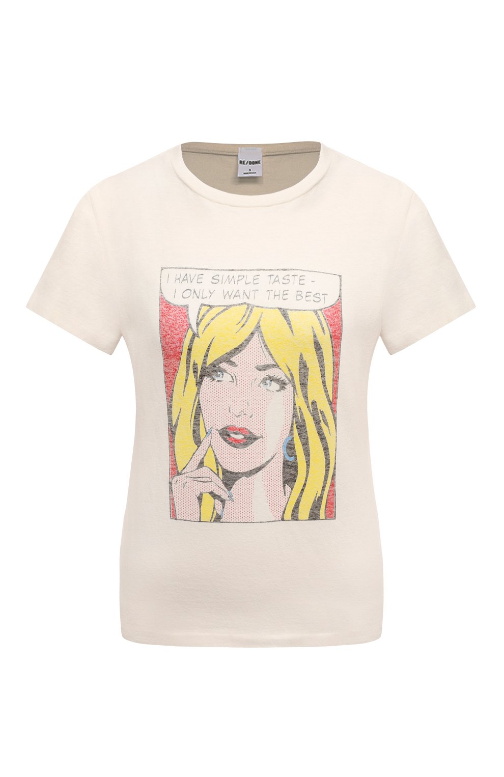 Хлопковая футболка RE/DONE, арт. 024-02WCGT278, фото 1