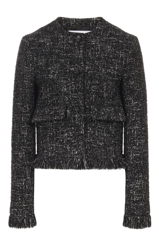 Твидовый жакет MSGM 3941MDG19/257621 Чёрный 3941MDG19/257621