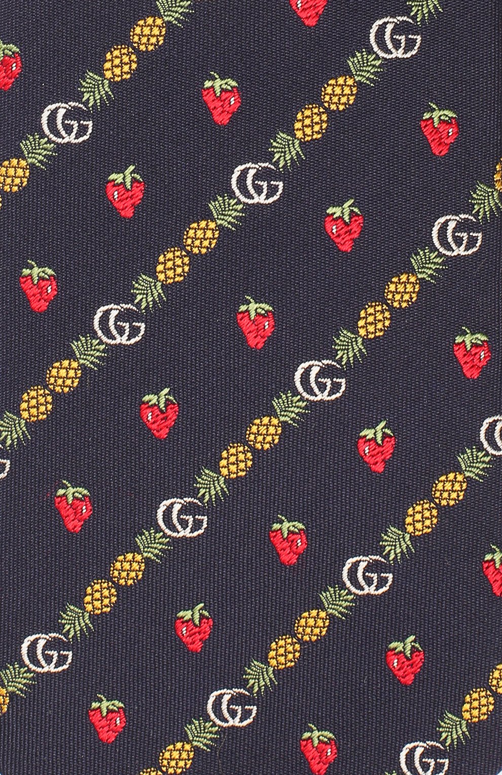 Шелковый галстук GUCCI синего цвета по цене 12750 руб., арт. 597093/4E002, фото 3 Шелковый галстук GUCCI, арт. 597093/4E002, фото 3