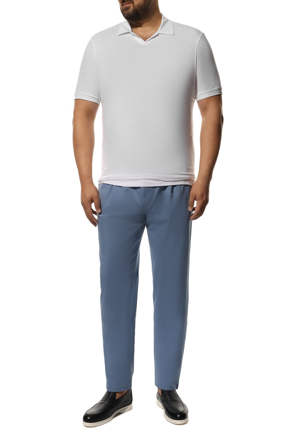 Хлопковые брюки EDUARD DRESSLER, арт. 250138/53W28, фото 2