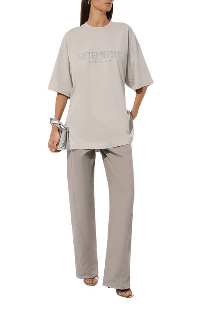 Джинсы ANDREA YA'AQOV светло-серого цвета по цене 47100 руб., арт. 24WHIL25, фото 2 Джинсы ANDREA YA'AQOV, арт. 24WHIL25, фото 2