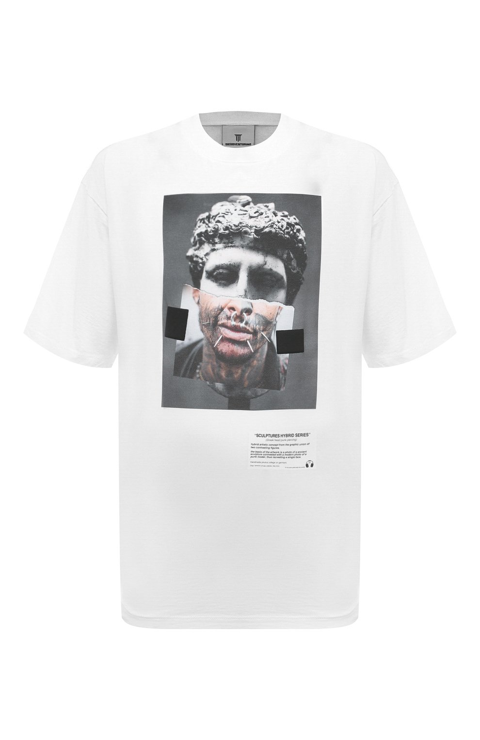 Хлопковая футболка DIEGO VENTURINO, арт. D3W4DVTS0HPP, фото 1