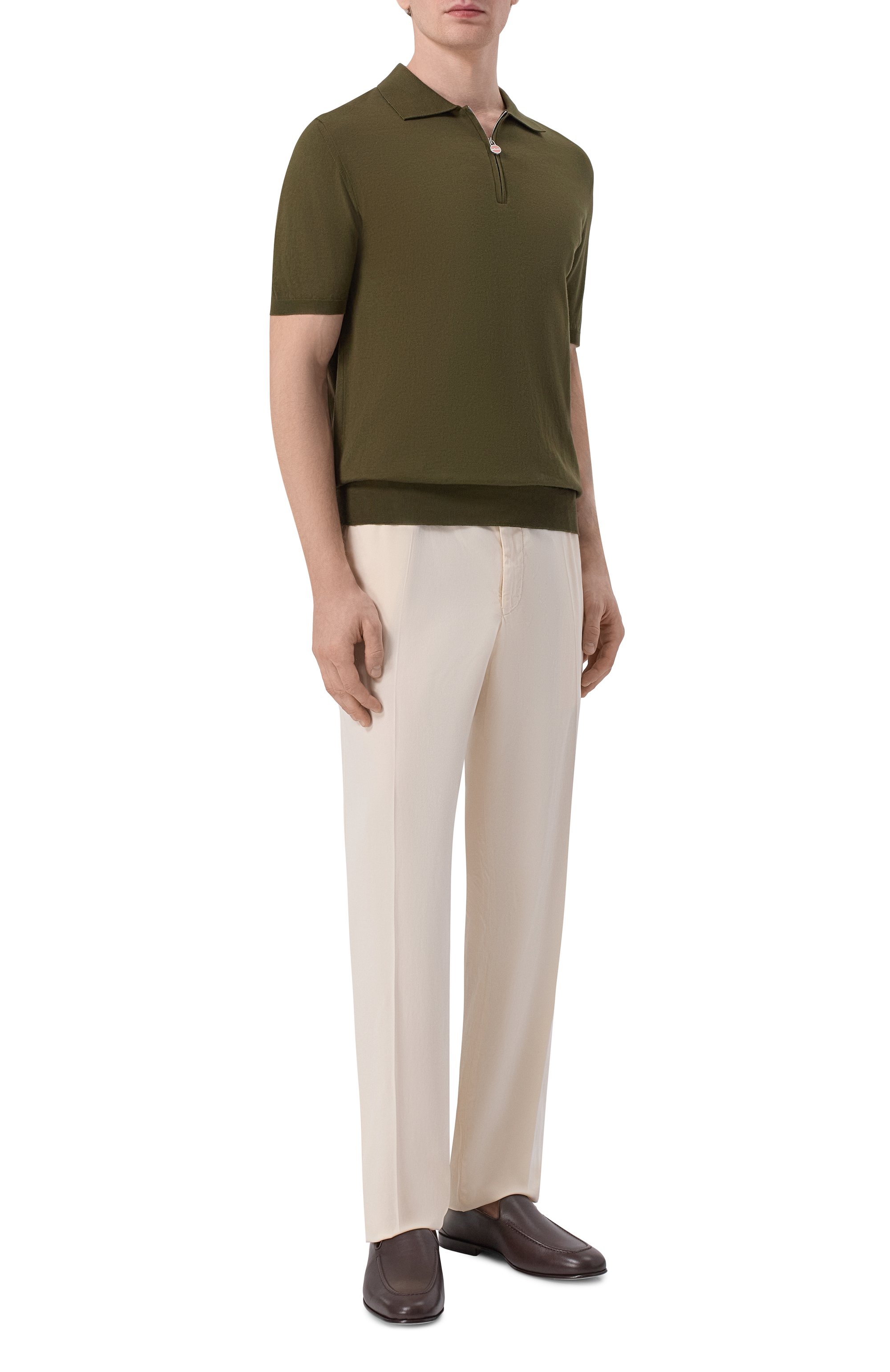 Брюки из хлопка и шелка KITON, арт. UPLACRK0607H, фото 2