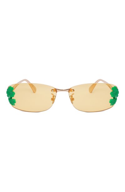 Солнцезащитные очки DIOR EYEWEAR желтого цвета по цене 87300 руб., арт. DI0R CL0VER S1U D0H0, фото 2 Солнцезащитные очки DIOR EYEWEAR, арт. DI0R CL0VER S1U D0H0, фото 2