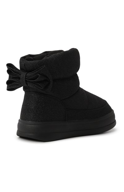 Утепленные сапоги MONNALISA черного цвета по цене 16600 руб., арт. 8CD012, фото 3 Утепленные сапоги MONNALISA, арт. 8CD012, фото 3