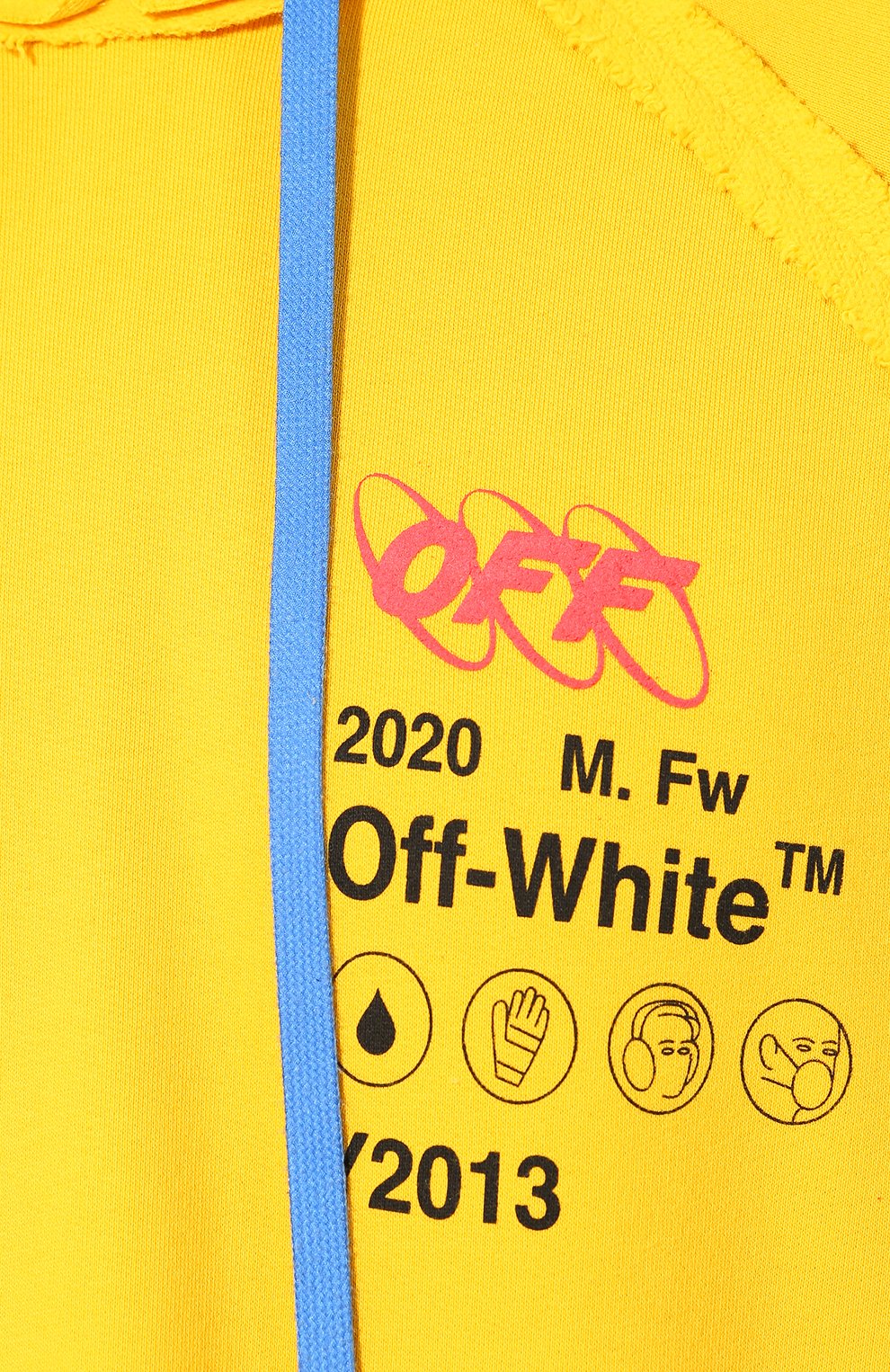 Хлопковое худи OFF-WHITE, арт. 0MBB057F19E300166010, фото 5