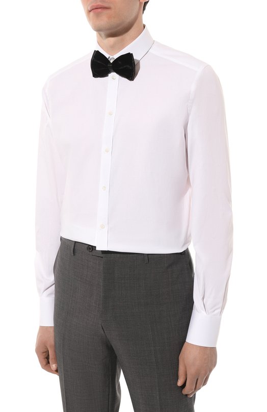 Хлопковая сорочка Dolce & Gabbana G5EJ0T/FUEEE Белый  G5EJ0T/FUEEE Фото 3