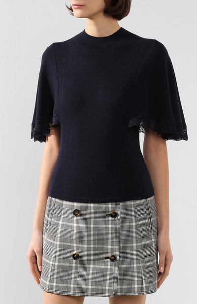 Топ из смеси хлопка и шелка SEE BY CHLOÉ, арт. CHS19AMP05520, фото 3