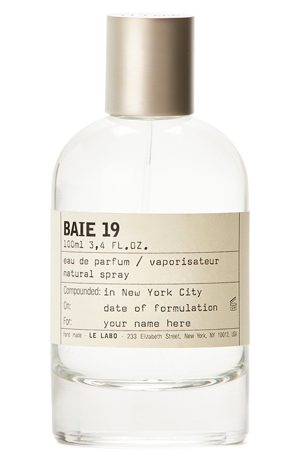 Парфюмерная вода baie 19 (100ml) LE LABO, арт. 811901020833, фото 1