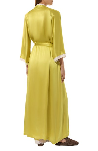 Шелковый халат CARINE GILSON, арт. AG0160DS, фото 4