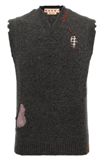 Мужской шерстяной жилет MARNI, арт. CVMG0130Q0/UFH938