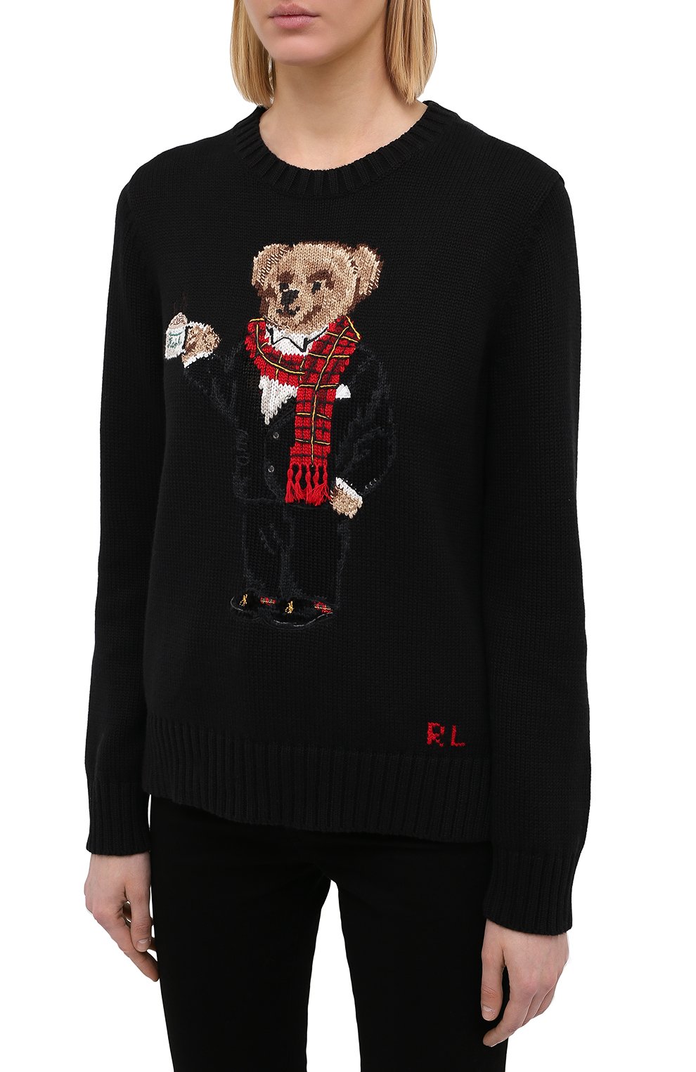 Хлопковый свитер POLO RALPH LAUREN, арт. 211823477, фото 3