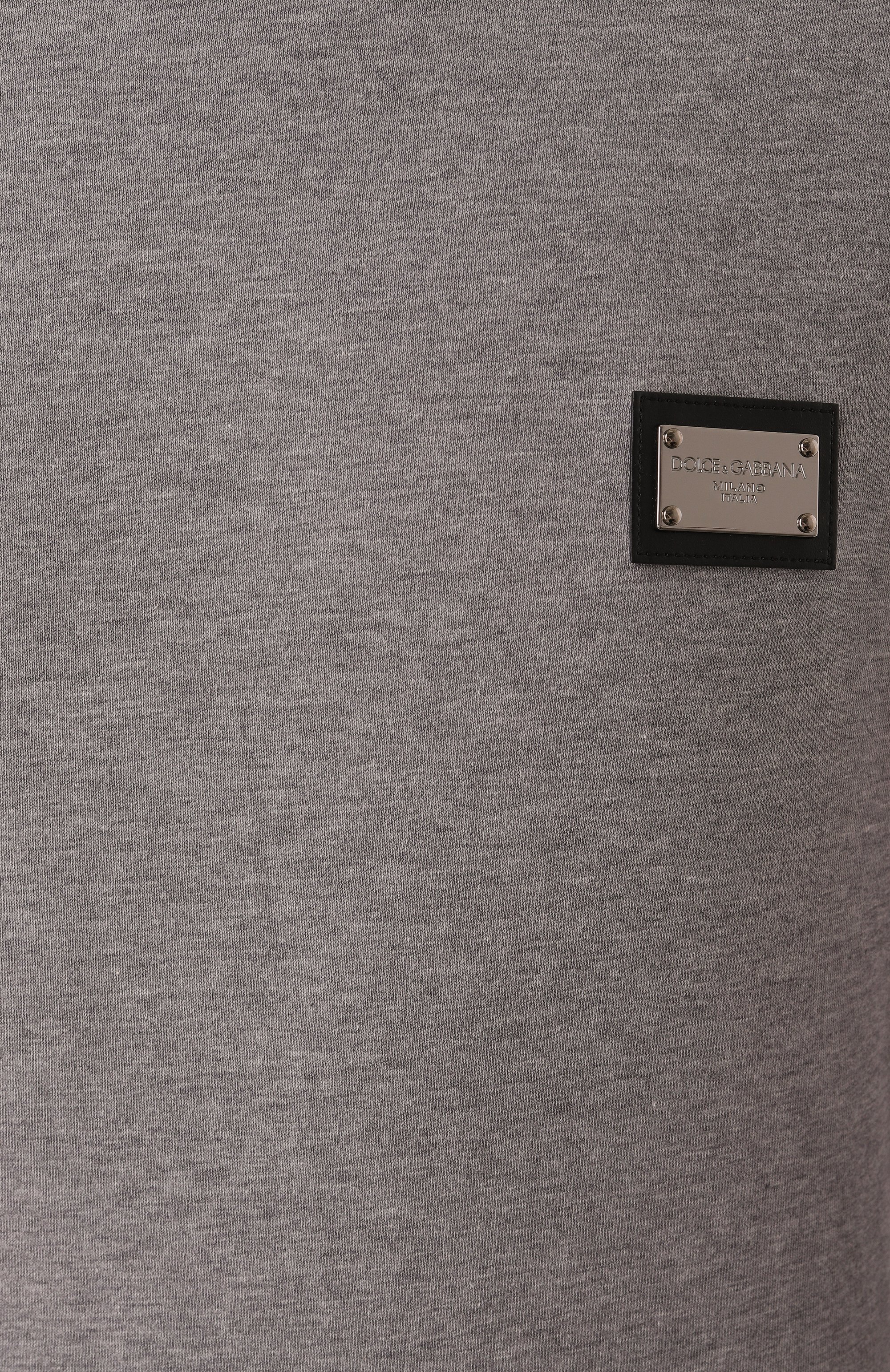 Хлопковый лонгслив DOLCE & GABBANA, арт. G8PV0T/G7F2I, фото 5