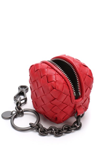 Кожаный брелок на молнии с плетением intrecciato BOTTEGA VENETA, арт. 474569/V001N, фото 1