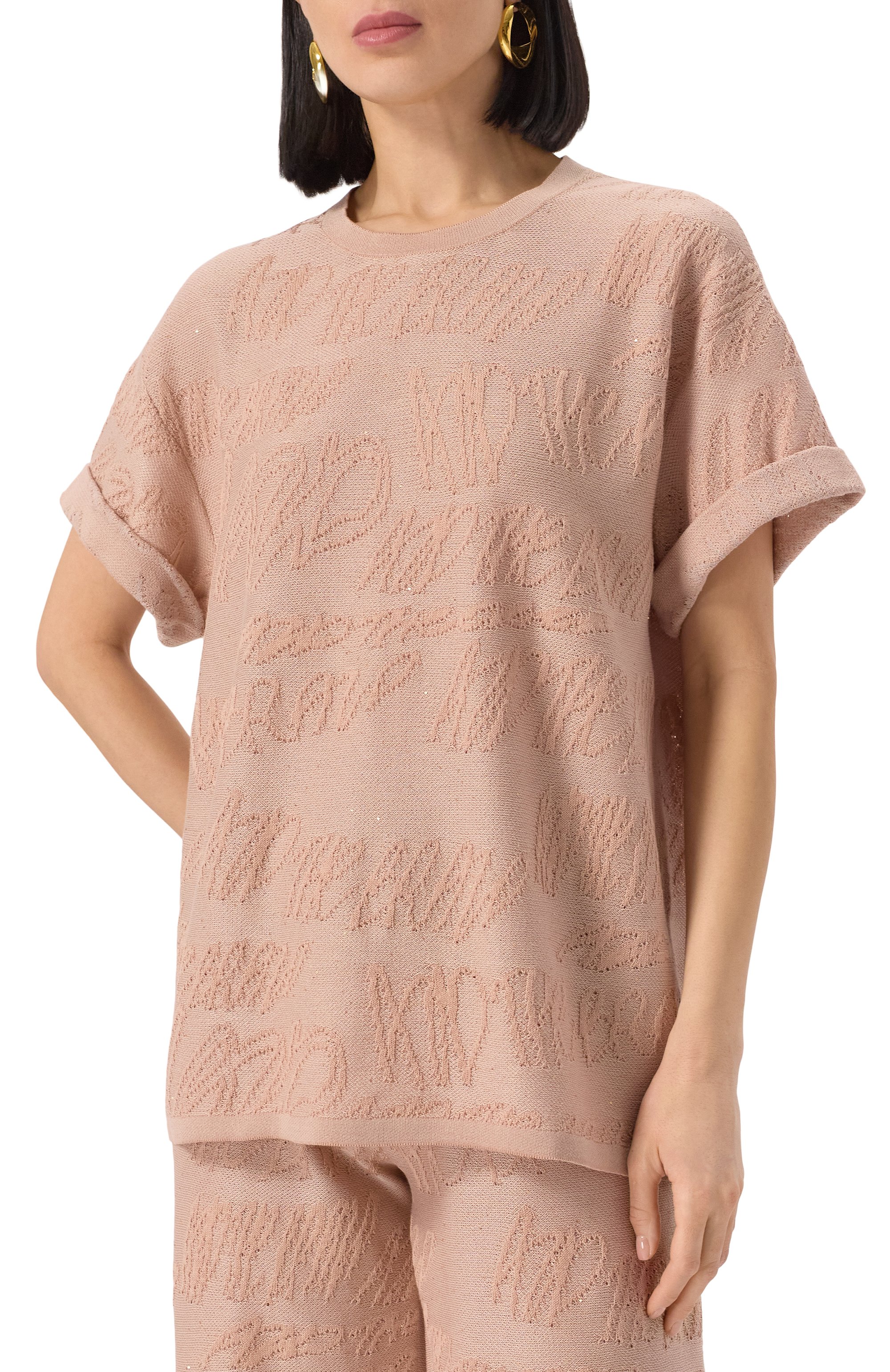 Футболка из хлопка и вискозы AND THE BRAND, арт. S25-TS014S-1204-301, фото 3