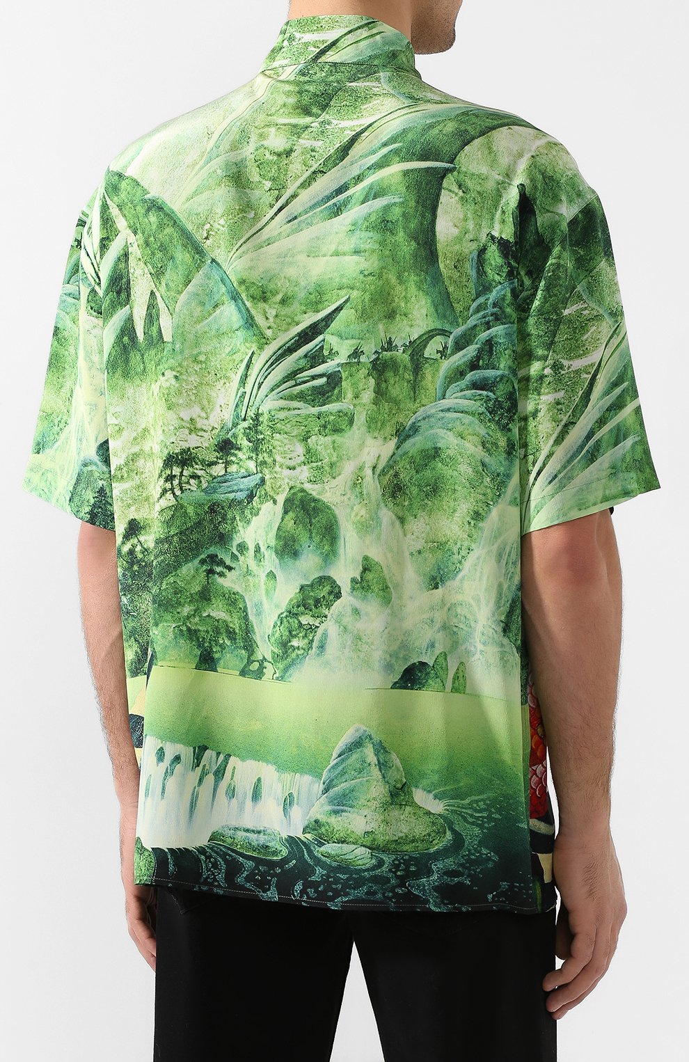 Шелковая рубашка VALENTINO, арт. TV0AAB3566E, фото 4