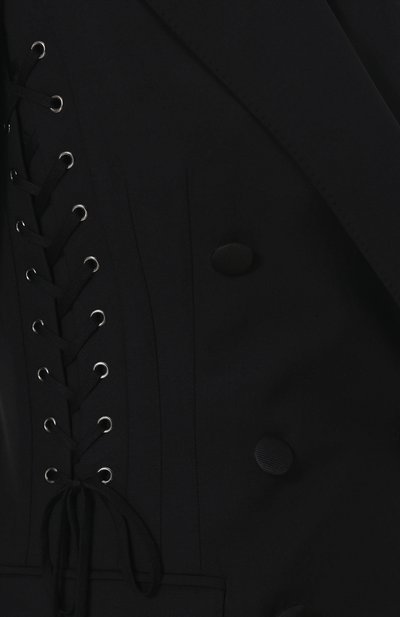 Однотонный двубортный жакет со шнуровкой DOLCE & GABBANA, арт. F293KT/FUBEH, фото 5