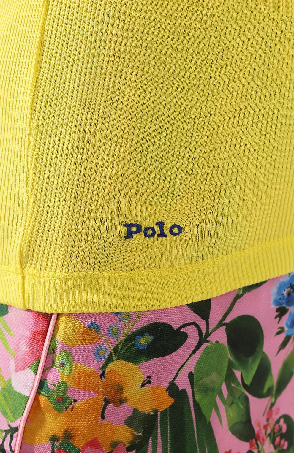 Хлопковый топ POLO RALPH LAUREN желтого цвета по цене 4665 руб., арт. 211744693, фото 5 Хлопковый топ POLO RALPH LAUREN, арт. 211744693, фото 5
