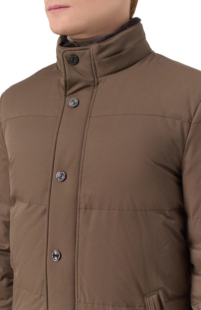 Пуховик с воротником из нутрии STEFANO RICCI, арт. MDJ5300350/PL001T, фото 5