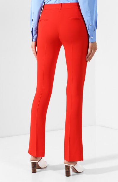 Брюки с разрезами VICTORIA BECKHAM, арт. TR SLM 2809 MSS19 FLUID CADY, фото 4