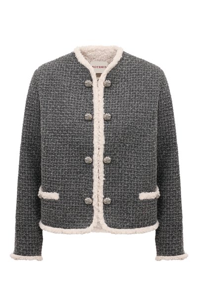 Женский жакет из шерсти и хлопка BOTROIS, арт. SKU64646884