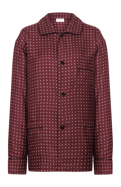 Женская шелковая рубашка SAINT LAURENT, арт. 870143/Y6K08