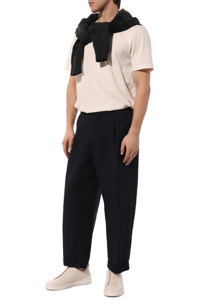 Кожаные кеды triple stitch ZEGNA, арт. S4667Z-LHCVO, фото 2