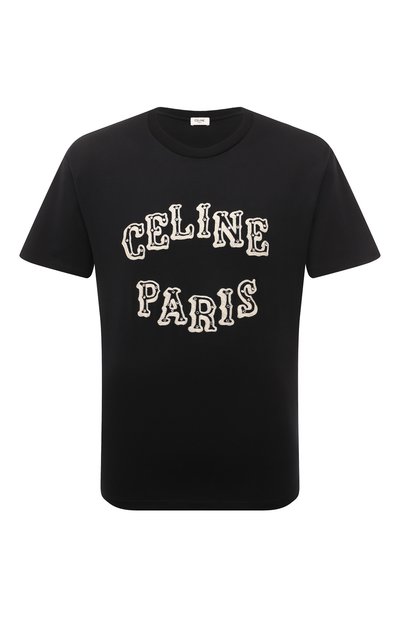 Мужская хлопковая футболка CELINE, арт. 2X24J671Q