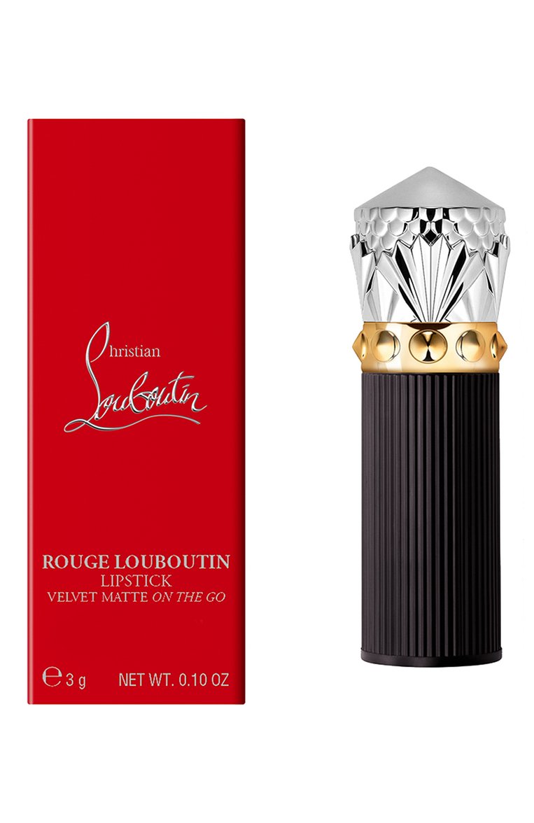 Матовая помада для губ rouge louboutin velvet matte on the go, оттенок beige very gil CHRISTIAN LOUBOUTIN  цвета, арт. 8435415063456 | Фото 4 (Финишное покрытие: Матовый; Региональные ограничения белый список (Axapta Mercury): Не проставлено)