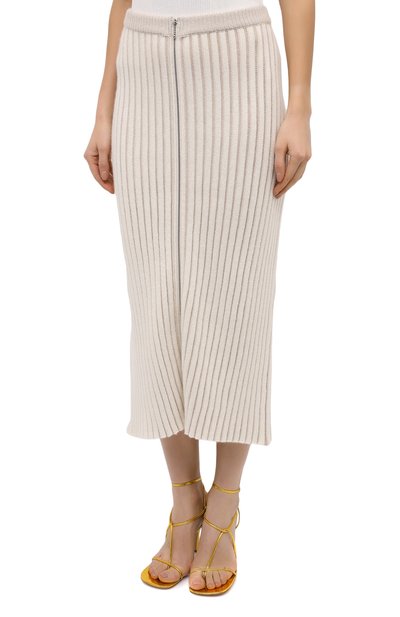 Шерстяная юбка JIL SANDER, арт. JPPR752521-WRY20158, фото 3