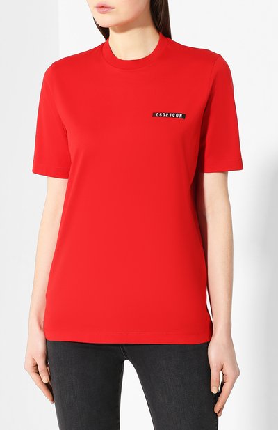 Хлопковая футболка DSQUARED2, арт. S80GC0002/S23009, фото 3